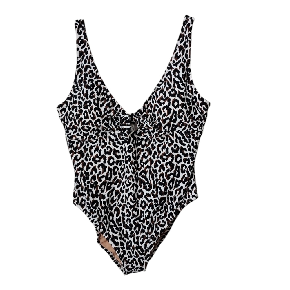 J.CREW Leopard cutout one-piece swimsuit with bow size 3x NEW